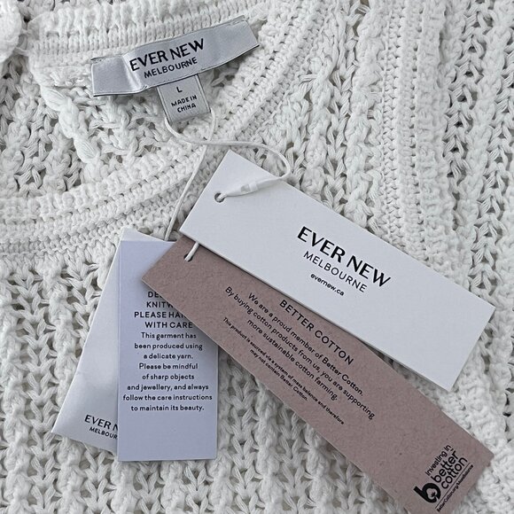 Ever New Bailee Crochet Racer Top NWT - Picture 9 of 15